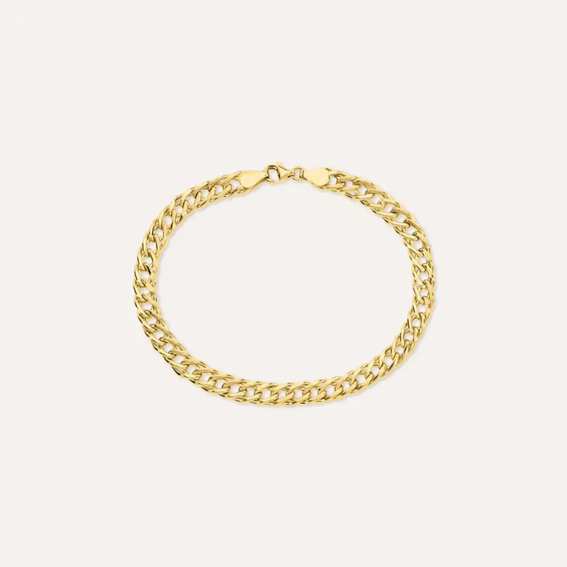 Bracciale Catena Oro Uomo Oro Giallo