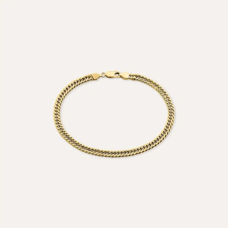 Bracciale Catena Oro Uomo Oro Giallo