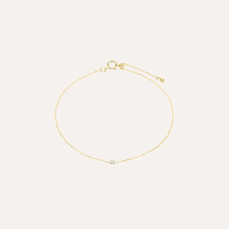 Bracciale Catena Punto Luce Grace Oro Giallo Diamante