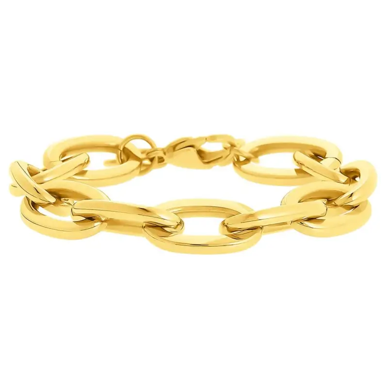 Bracciale Catena Radiance Acciaio Dorato