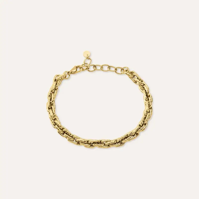 Bracciale Catena Radiance Acciaio Dorato