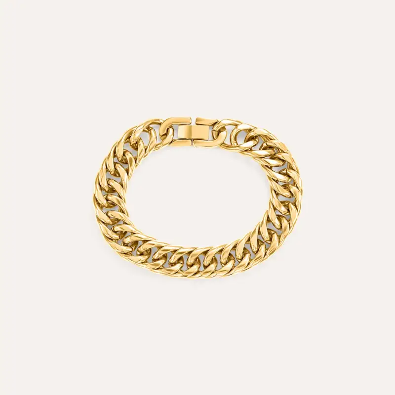 Bracciale Catena Radiance Acciaio Dorato