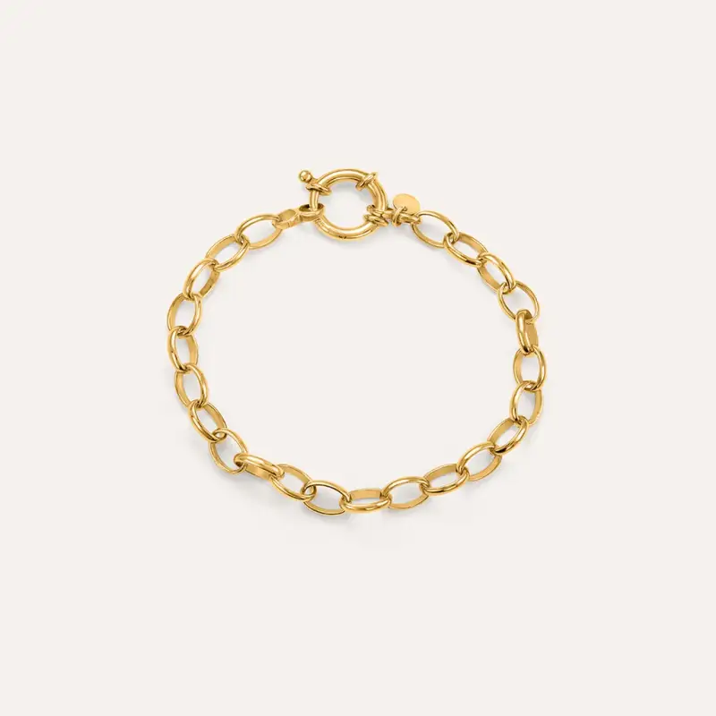 Bracciale Catena Silver Collection Argento Dorato