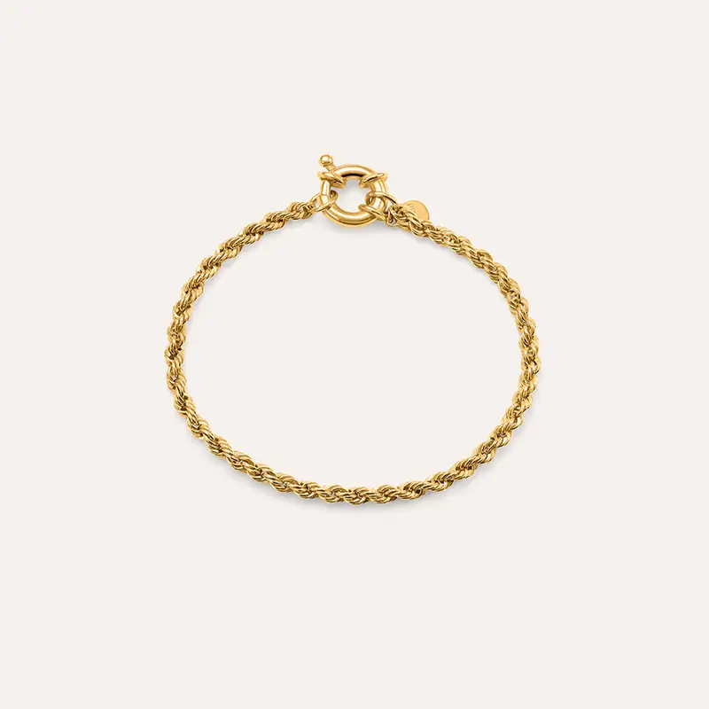 Bracciale Catena Silver Collection Argento Dorato