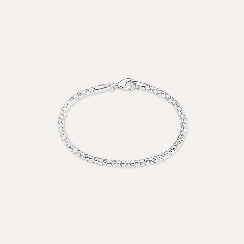 Bracciale Catena Silver Collection Argento Rodiato