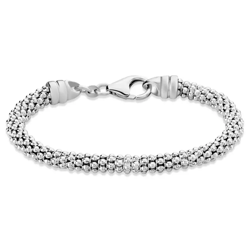 Bracciale Catena Silver Collection Argento Rodiato