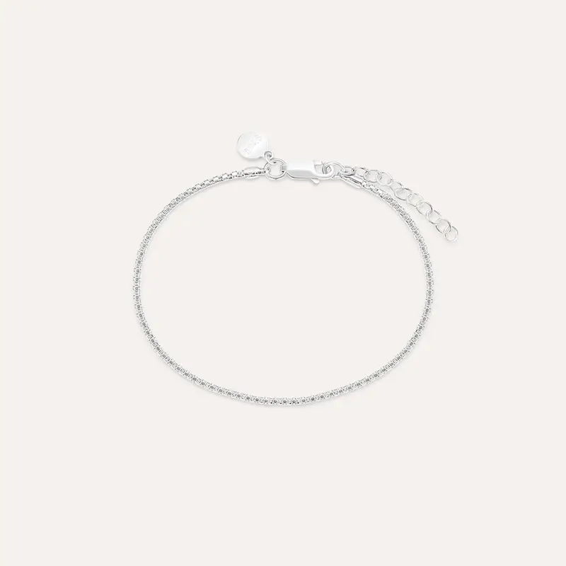 Bracciale Catena Silver Collection Argento Rodiato