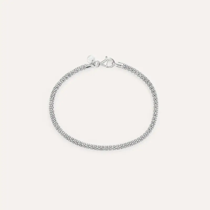 Bracciale Catena Silver Collection Argento Rodiato