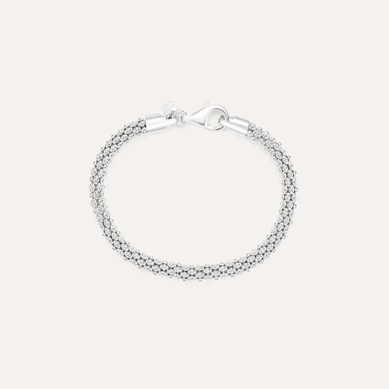 Bracciale Catena Silver Collection Argento Rodiato