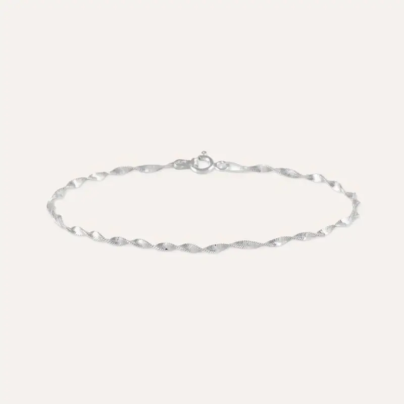 Bracciale Catena Silver Collection Argento Rodiato