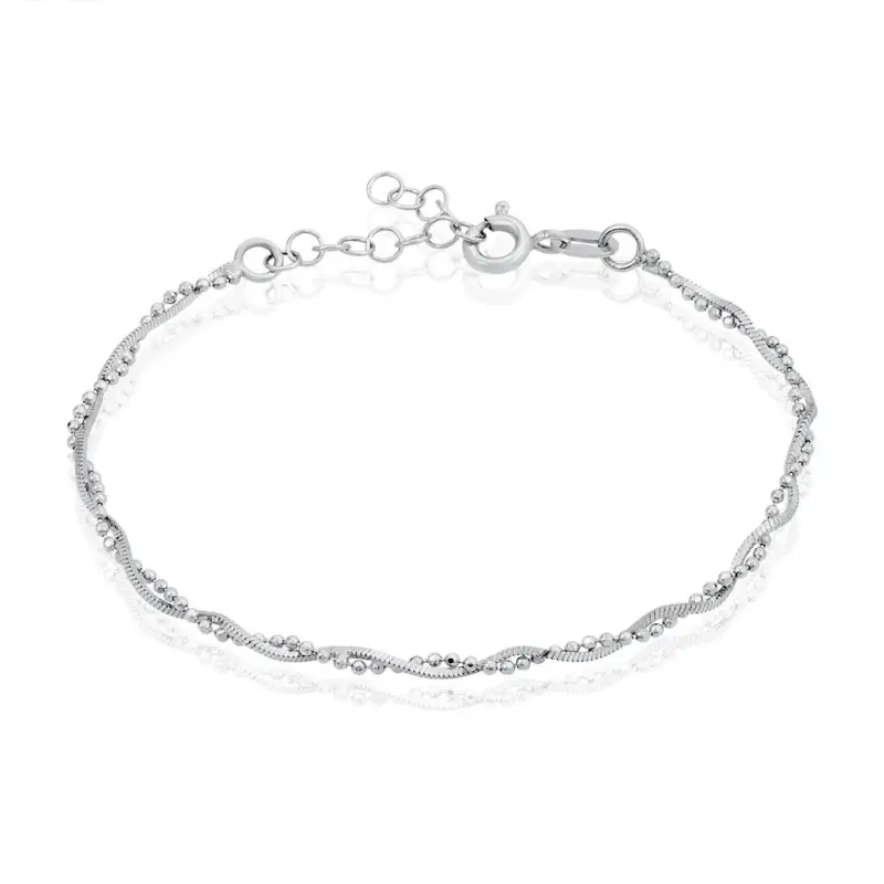 Bracciale Catena Silver Collection Argento Rodiato