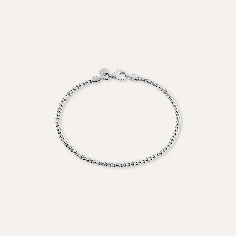 Bracciale Catena Silver Collection Argento Rodiato