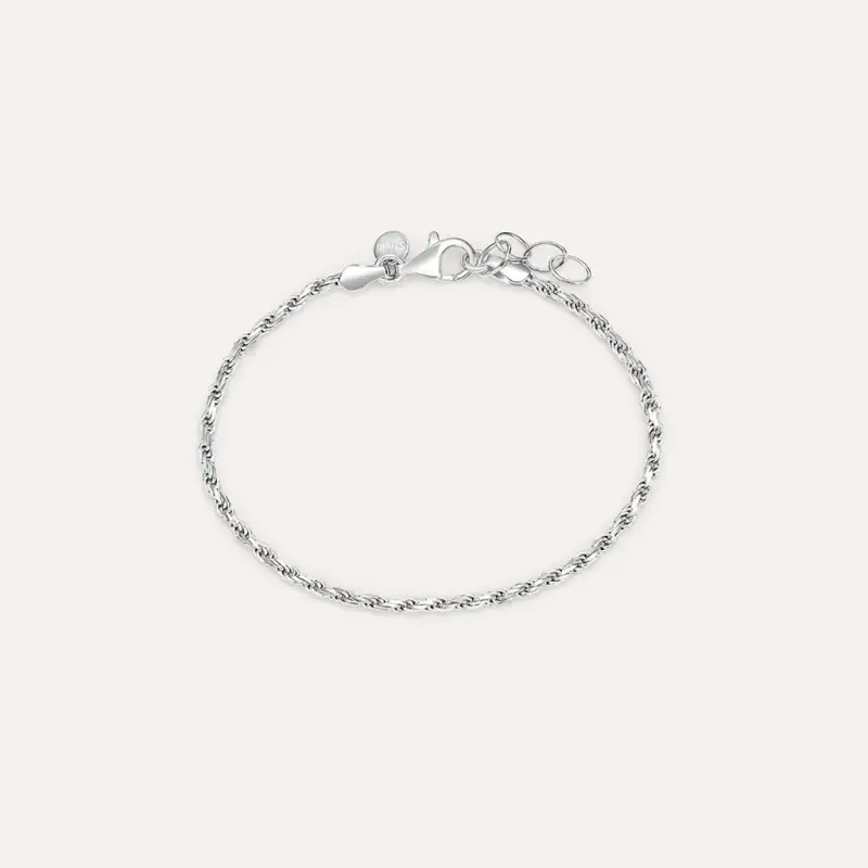 Bracciale Catena Silver Collection Argento Rodiato