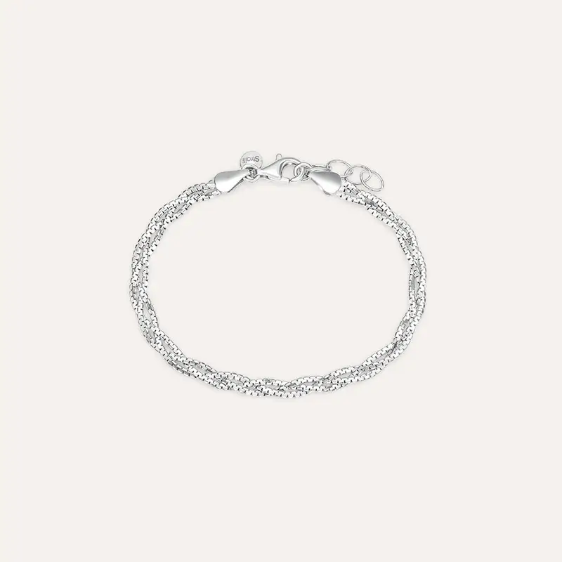 Bracciale Catena Silver Collection Argento Rodiato