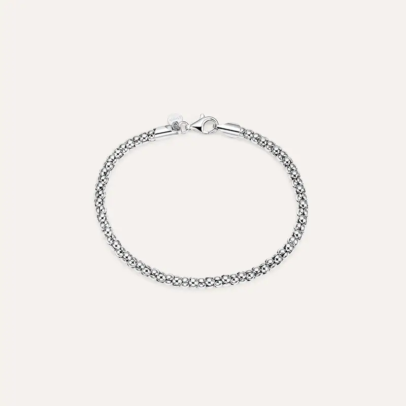 Bracciale Catena Silver Collection Argento Rodiato