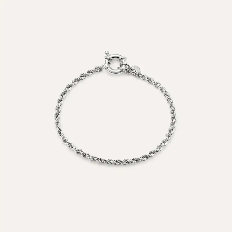 Bracciale Catena Silver Collection Argento Rodiato