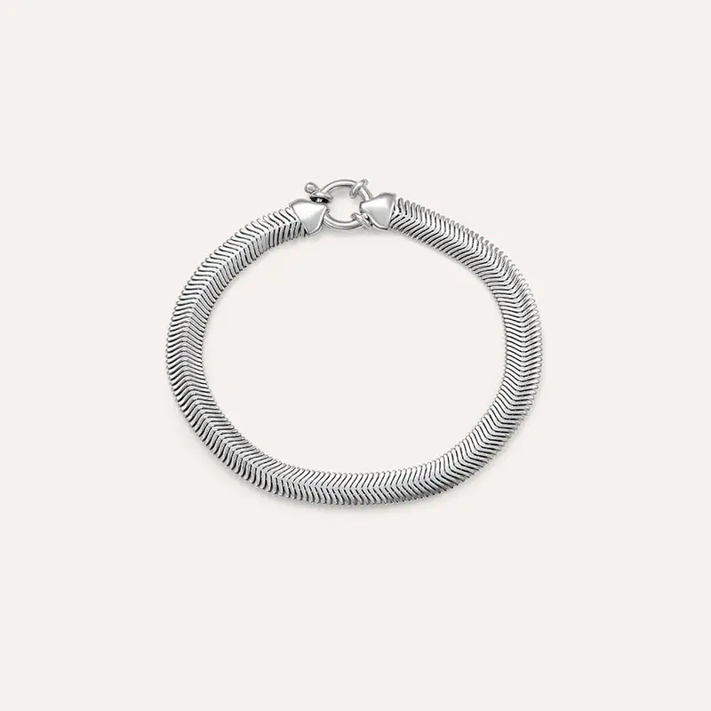 Bracciale Catena Silver Collection Argento Rodiato