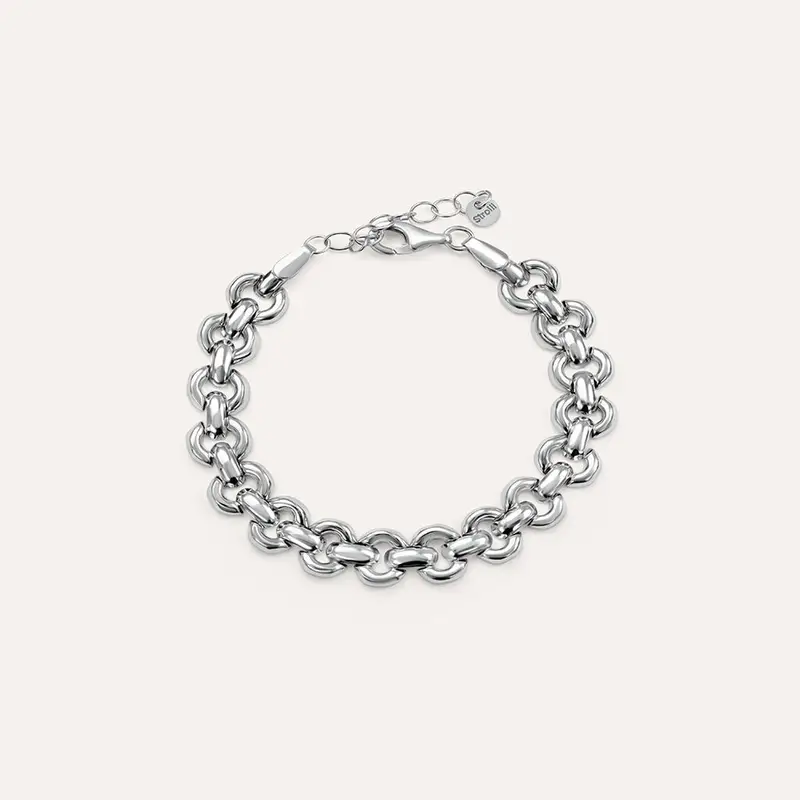 Bracciale Catena Silver Collection Argento Rodiato