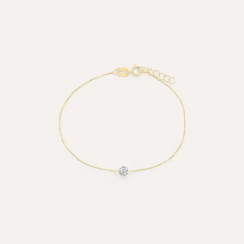 Bracciale Christelle Oro Giallo Cristallo