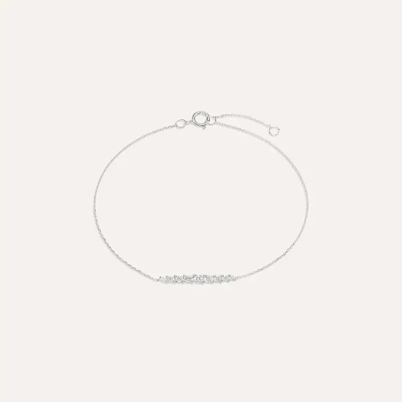 Bracciale Claire Oro Bianco Cubic Zirconia