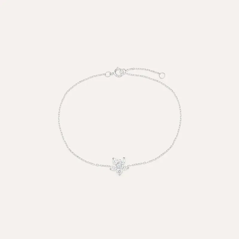 Bracciale Claire Oro Bianco Cubic Zirconia