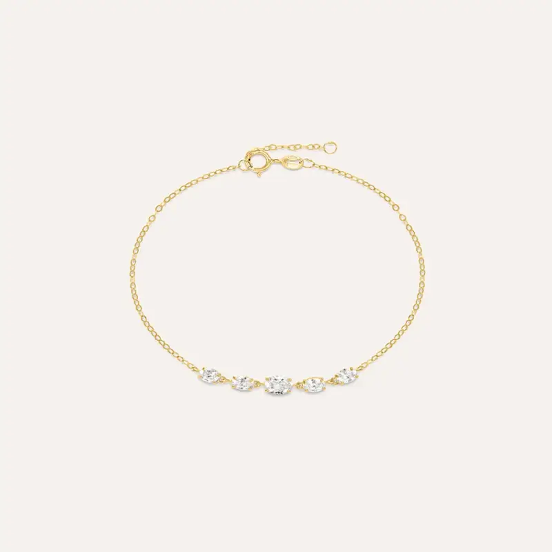 Bracciale Claire Oro Giallo Cubic Zirconia