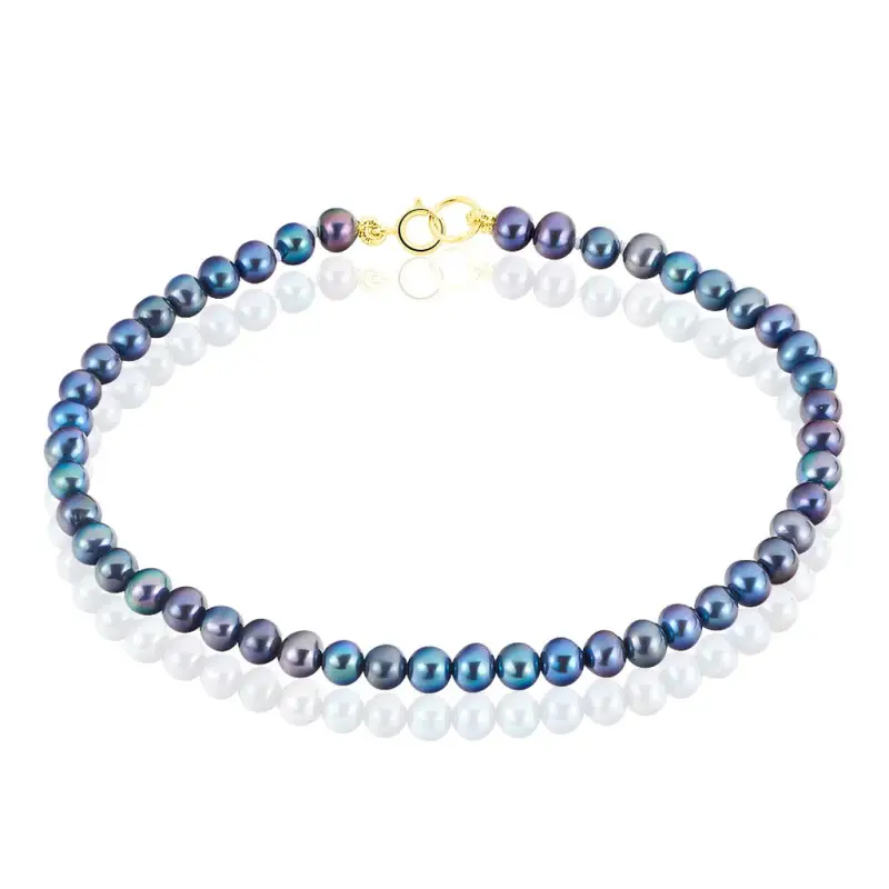 Bracciale Gabrielle Oro Giallo Perla D Acqua Dolce