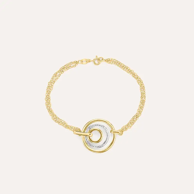 Bracciale Gold Essence Oro Bicolore