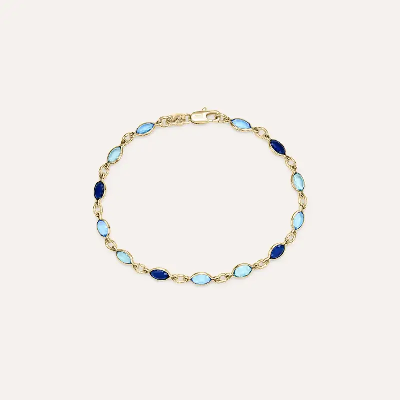 Bracciale Golden Dream Placcato Oro Giallo Cristallo