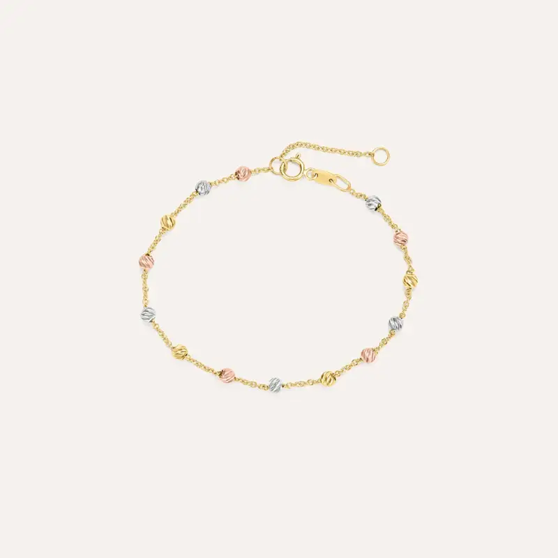 Bracciale Golden Lover Oro Tricolore