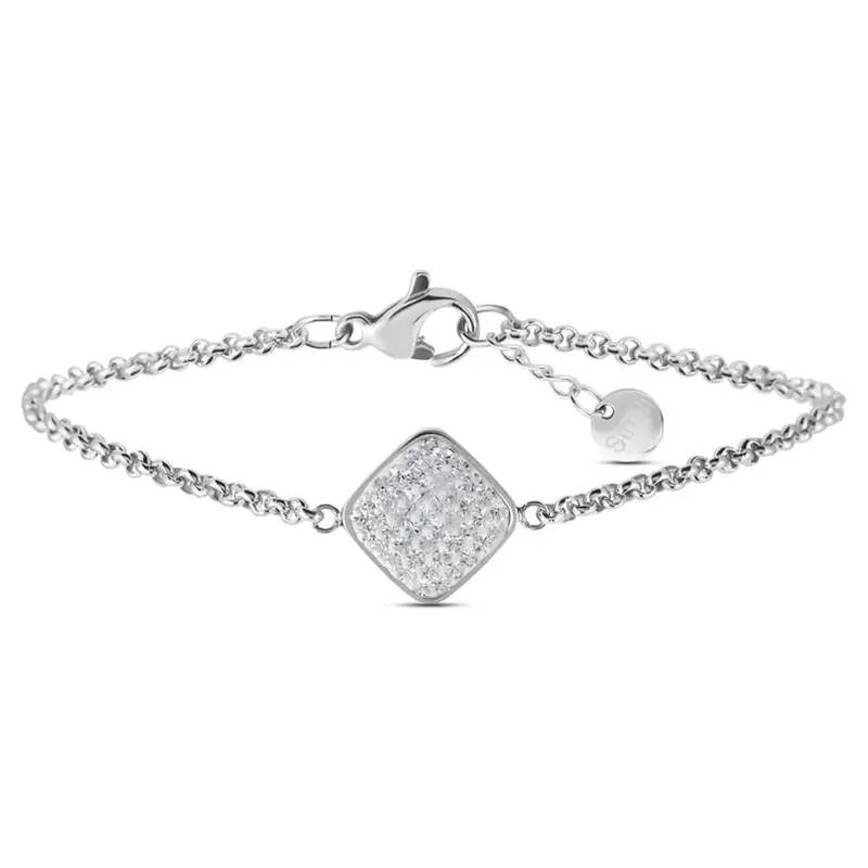 Bracciale Lady Phantasya Acciaio e Cristalli