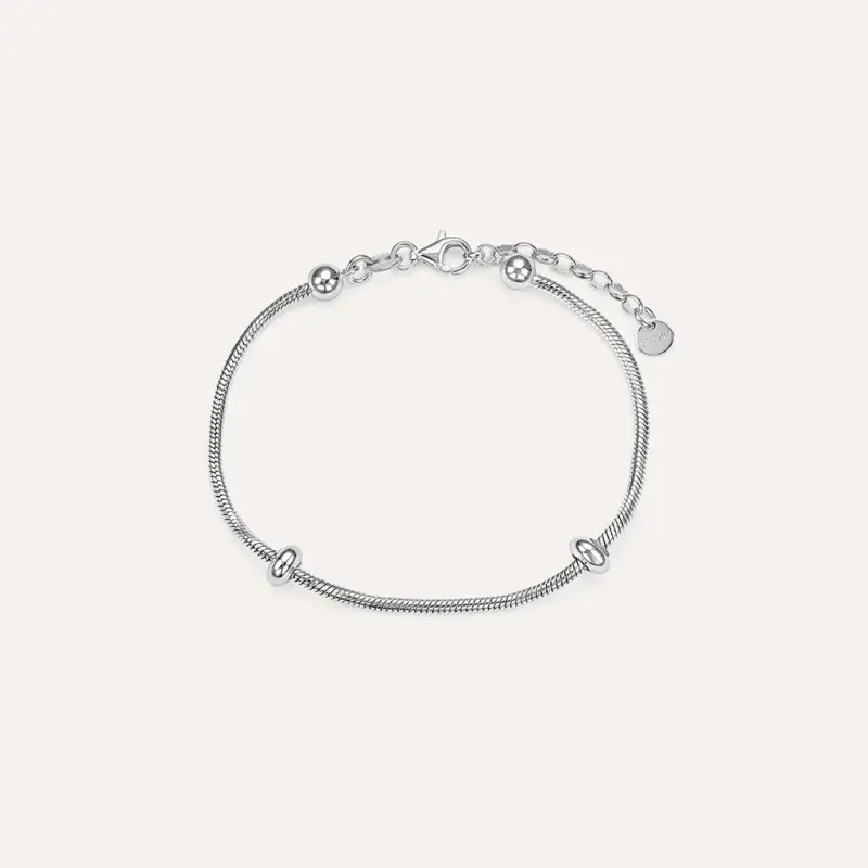 Bracciale Love Beats Argento Rodiato
