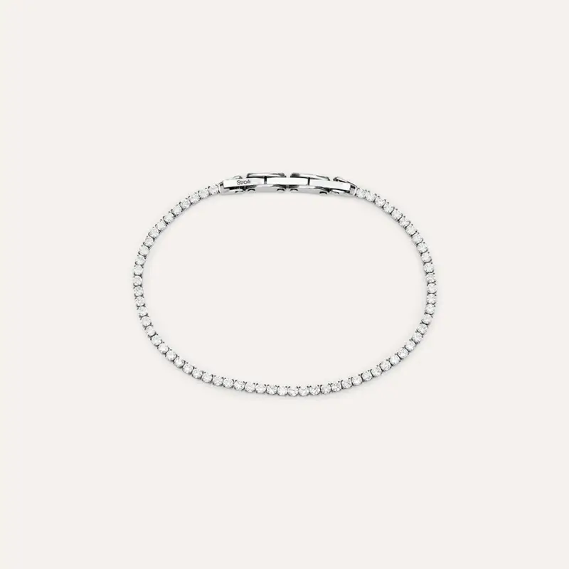 Bracciale Man Code Acciaio Cristallo