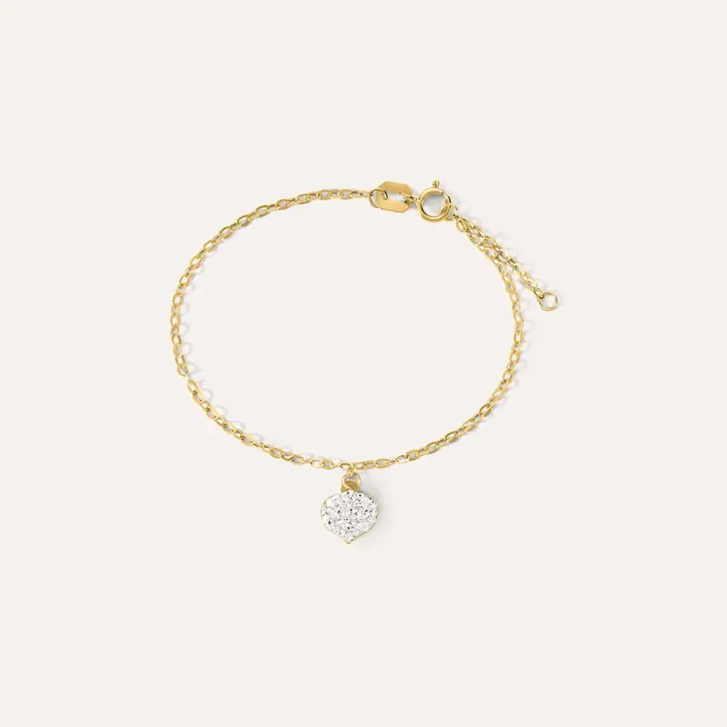 Bracciale Mon Petit Oro Giallo Cristallo