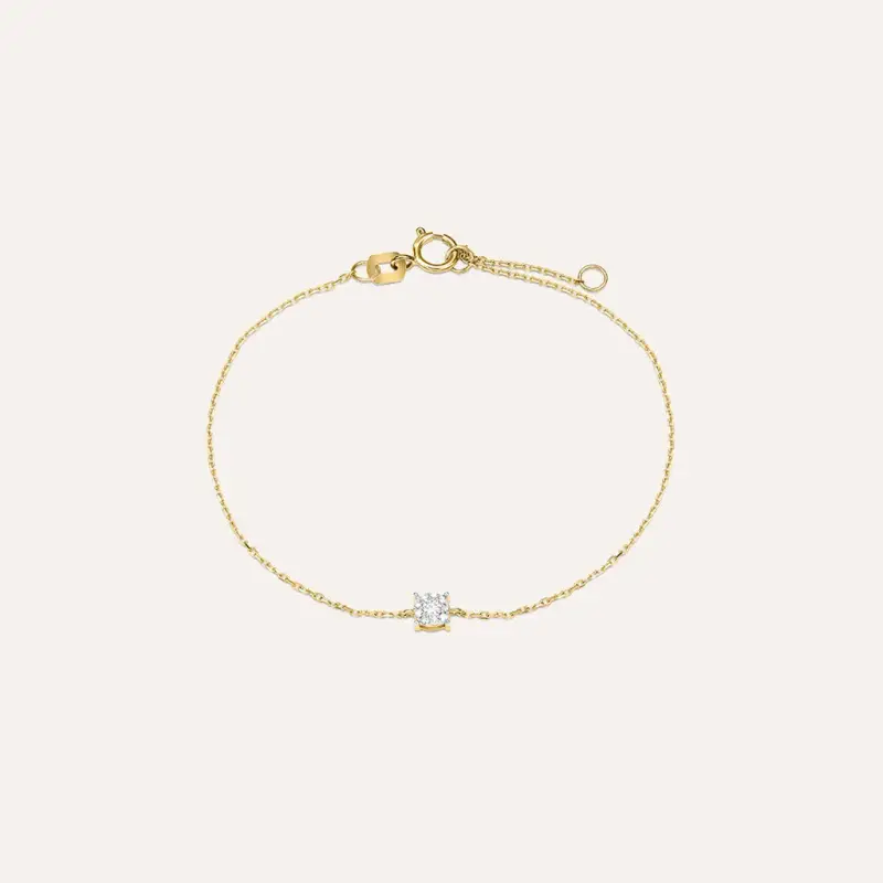 Bracciale Mon Petit Oro Giallo Diamante