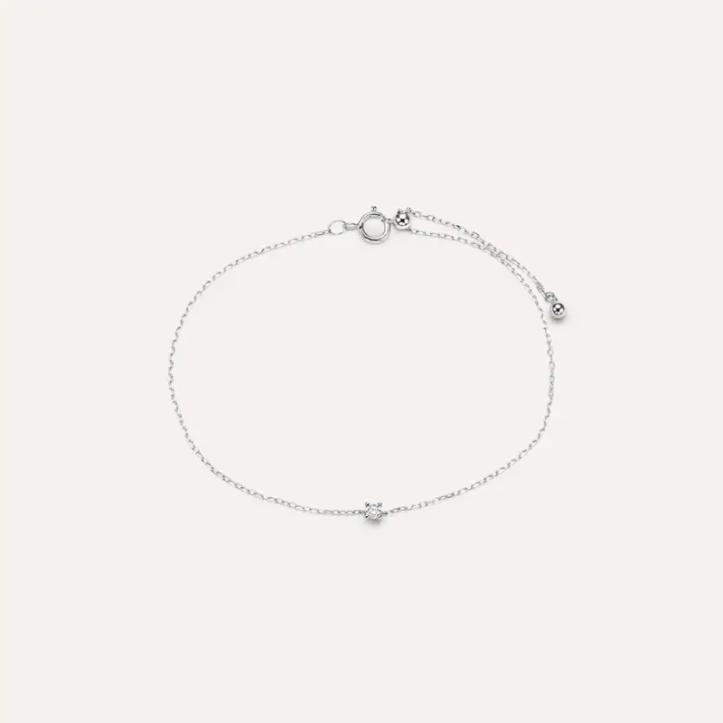 Bracciale Punto Luce Grace Oro Bianco Diamante