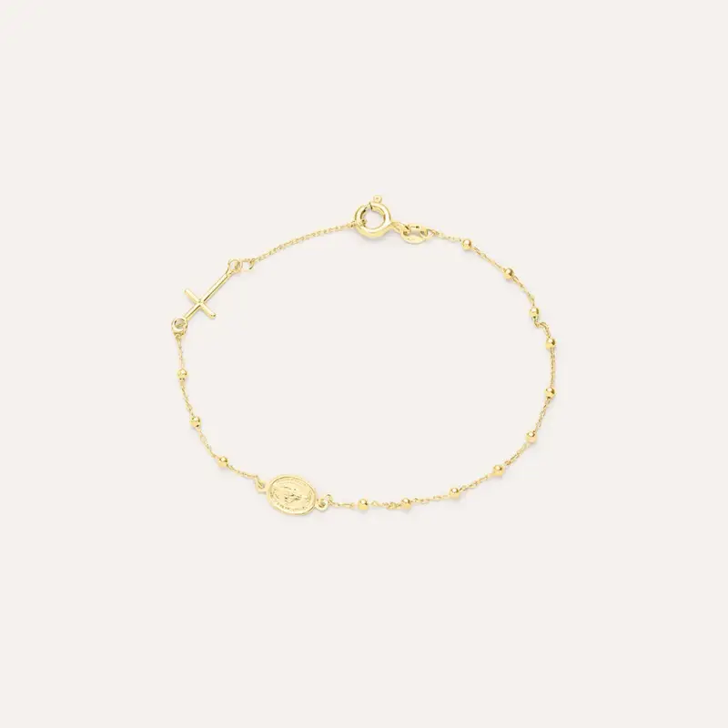 Bracciale Rosario Holy Oro Giallo