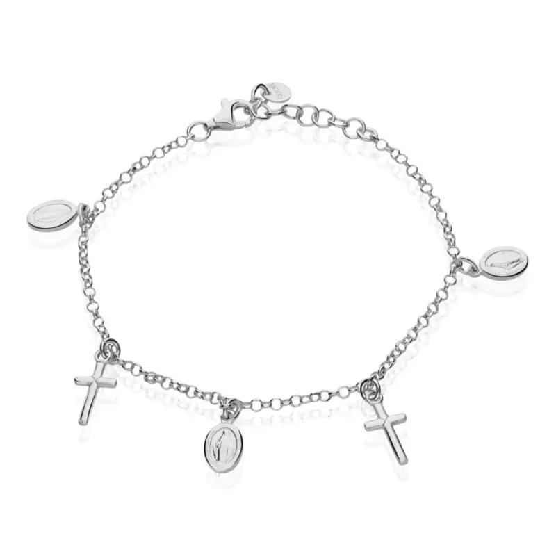 Bracciale Rosario Silver Soul Argento Rodiato