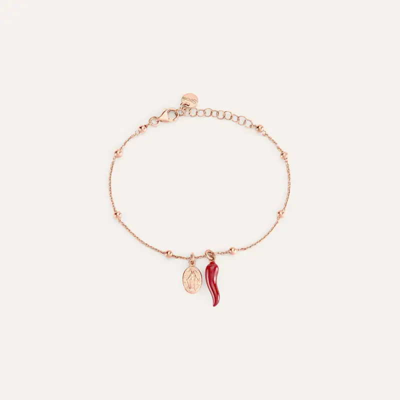 Bracciale Rosario Silver Soul Argento Rosa