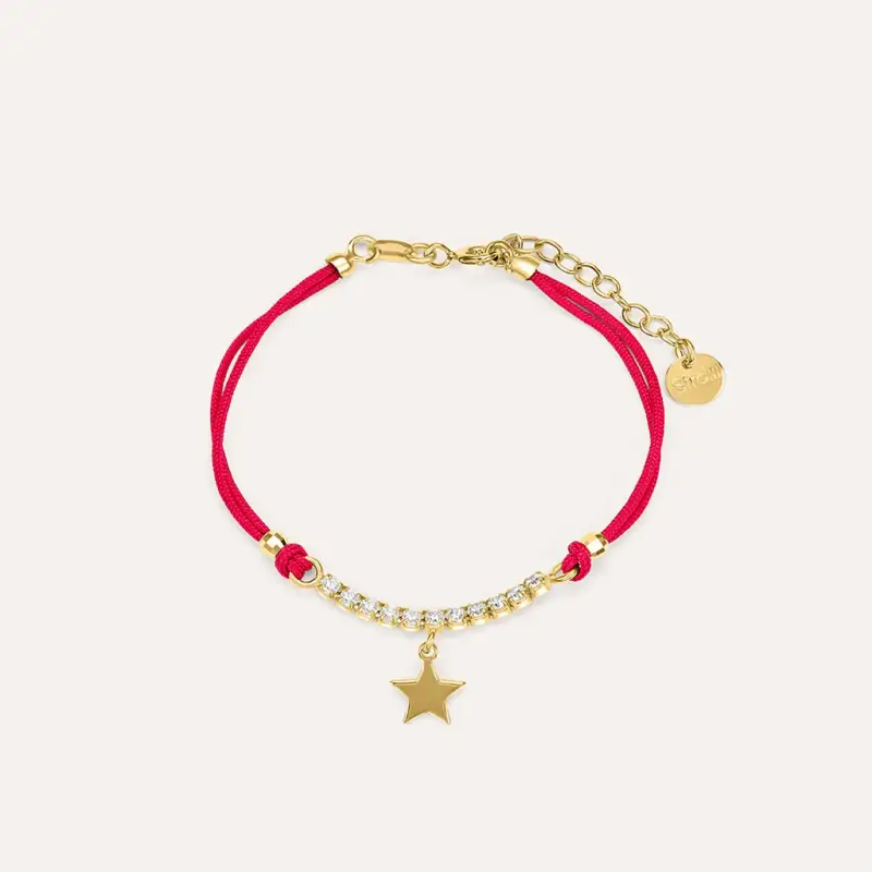 Bracciale Silver Baby Argento Dorato Cubic Zirconia