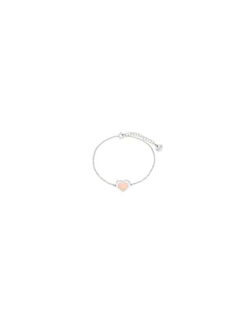 Bracciale Silver Collection Argento Bicolore Bianco / Rosa 1668437