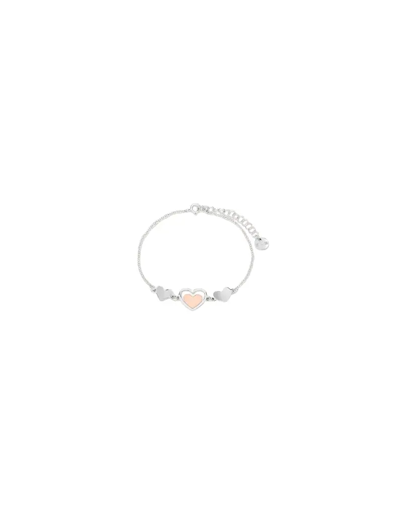 Bracciale Silver Collection Argento Bicolore Bianco / Rosa 1668438