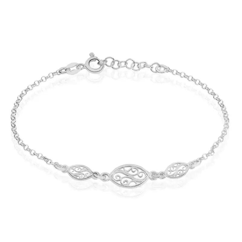 Bracciale Silver Collection Argento Rodiato