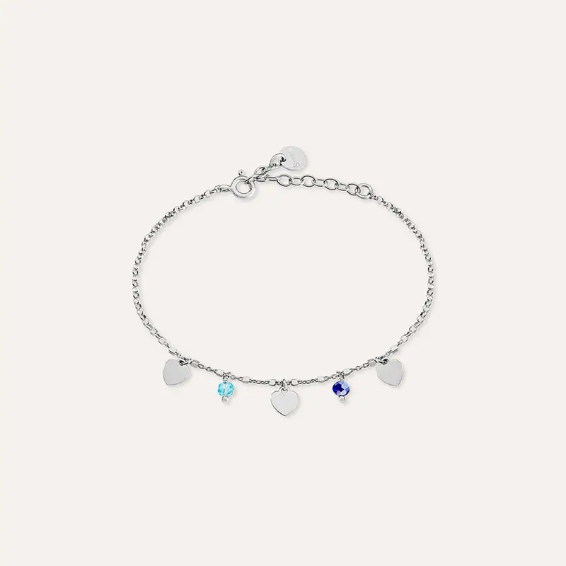 Bracciale Silver Collection Argento Rodiato Pietra sintetica