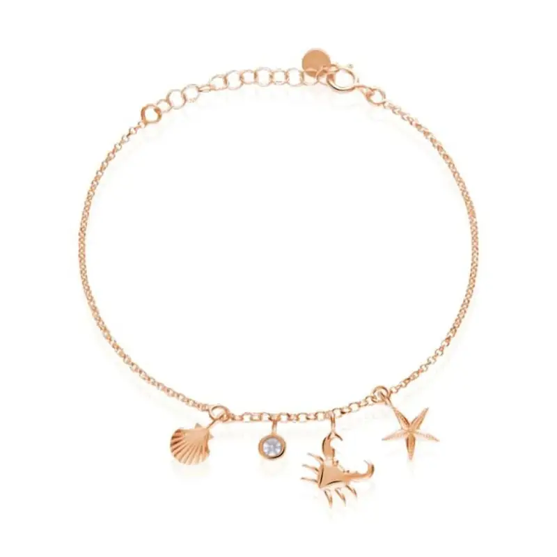 Bracciale Silver Collection Argento Rosa Cubic Zirconia