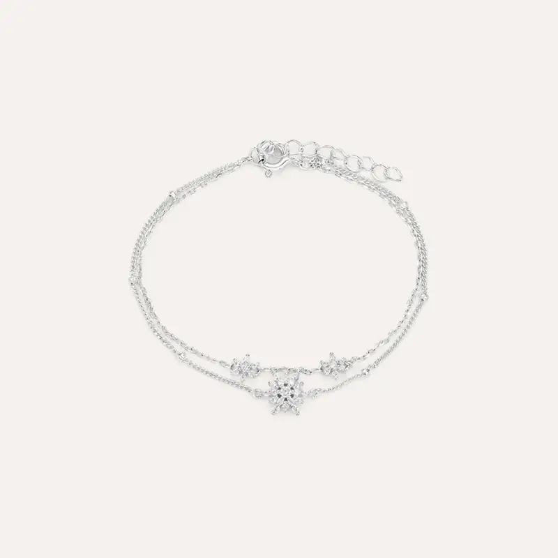 Bracciale Silver Elegance Argento Rodiato Cubic Zirconia