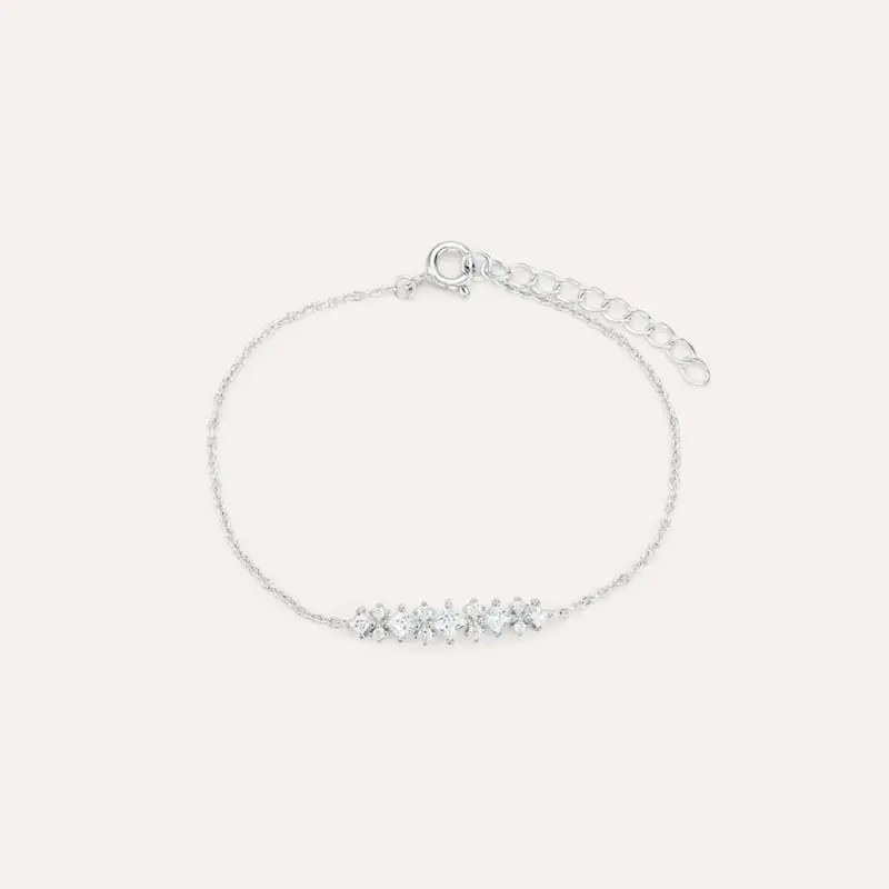 Bracciale Silver Elegance Argento Rodiato Cubic Zirconia