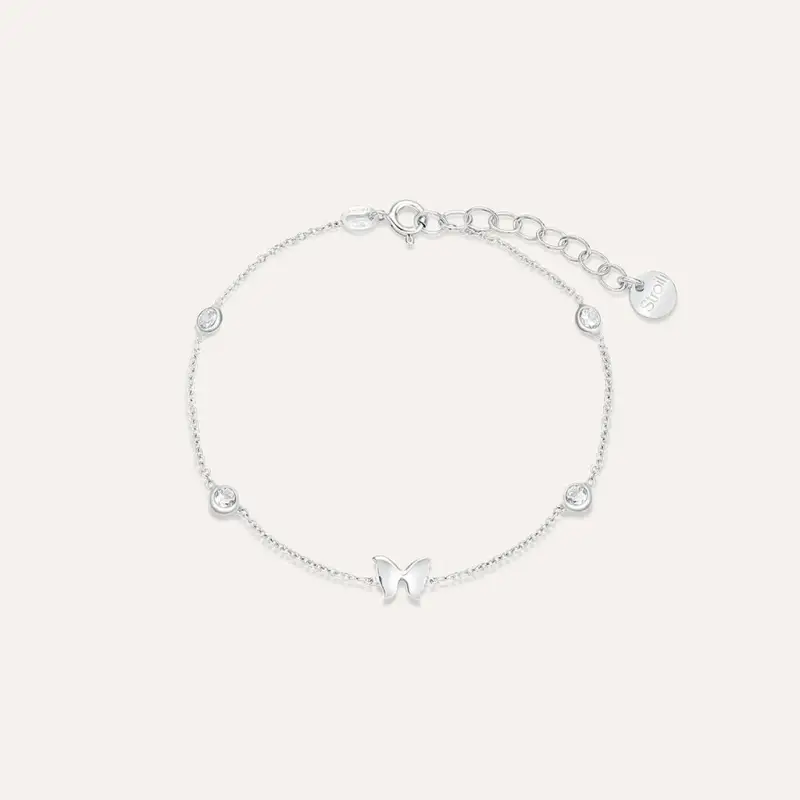 Bracciale Silver Elegance Argento Rodiato Cubic Zirconia