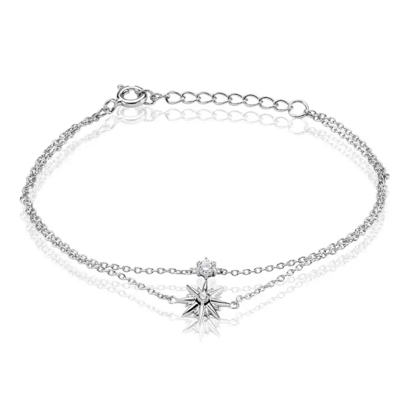 Bracciale Silver Elegance Argento Rodiato Cubic Zirconia