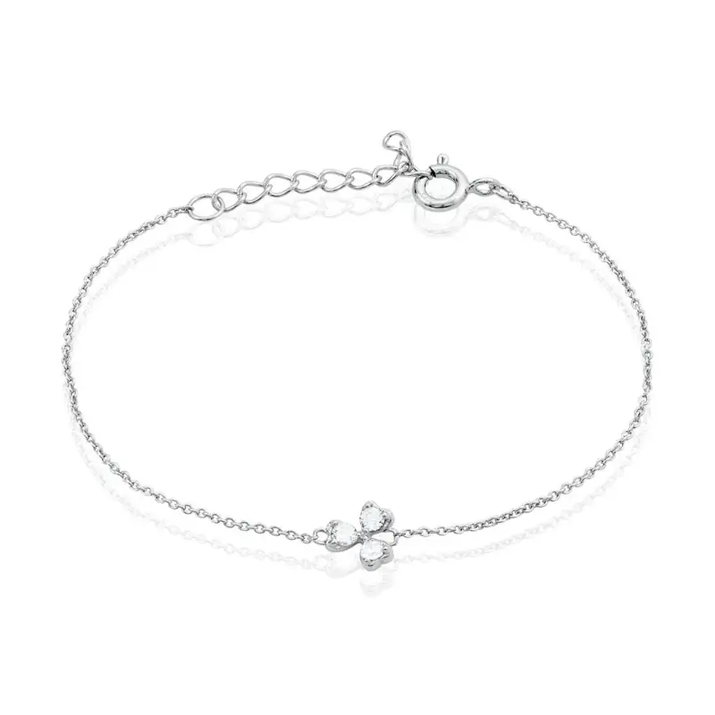 Bracciale Silver Elegance Argento Rodiato Cubic Zirconia